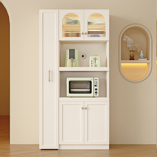 Xibao sideboard and wine cabinet integrated wall-mounted multifunctional solid wood storage cabinet modern minimalist living room tea cabinet kitchen cupboard 70cm sideboard + sideboard ecological board package installation