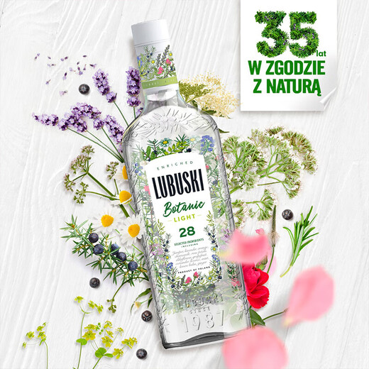 卢布斯基洋酒LUBUSKI GIN卢布斯基金酒植物学家葡萄柚果味 植物学家金酒25度 500ml
