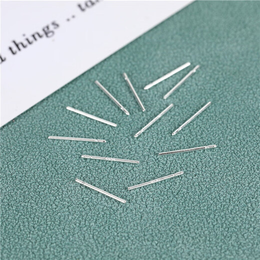 Shangge (Shangge) Boucles d'oreilles en argent oreille Piercing Sticks pour hommes et femmes Stick d'oreille de tête de match droit simple Small Small Gift 100 SANTS SIGHTS (1 boîte) 897EB
