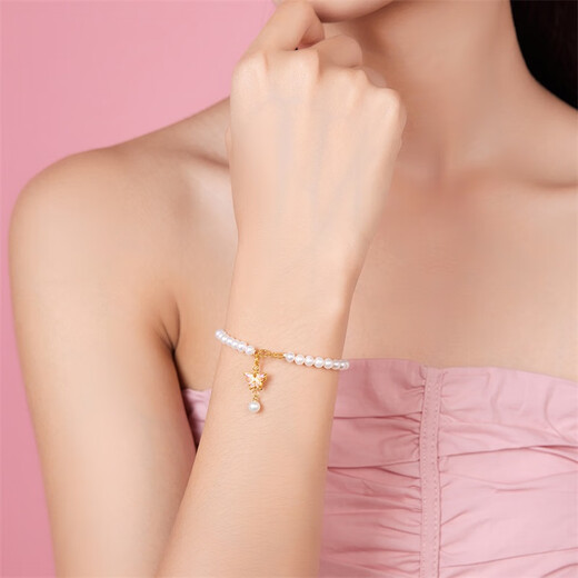 Safir birthday gift 18K gold single pendant female fashion butterfly enamel pendant for girlfriend birthday gift K yellow butterfly