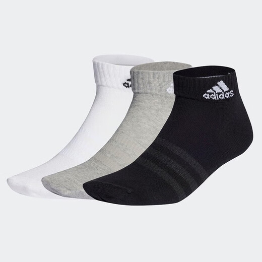 Calcetines adidas calcetines para hombres calcetines para mujeres 2025 Nuevo entrenamiento de fitness de triple de moda calcetines deportivos calcetines casuales transpirables IC1283 S