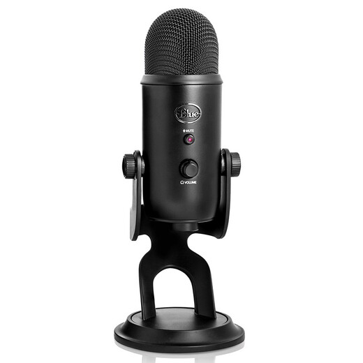 Logitech Blue Yeti Snow Monster USB Microphone Condenser Anchor Computer Mobile Live Broadcast Aid Sleep ASMR Recording Instrument Humic Omnidirectional Singing Karaoke Noise Reduction Microphone Condenser Microphone Blue Yeti-Black