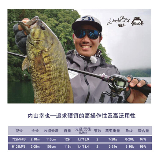 达亿瓦（DAIWA） 21新品ZILLION子龙竞技路亚竿轻量远投泛用高碳鱼杆 2.03米 682L/MLFB-ST枪柄