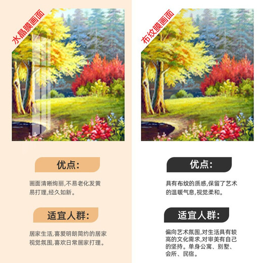 OUOETY莫小邪  沙发背景墙装饰画客厅高档大气2021新款聚宝盆山水画挂画 莫小邪1585 中间40*30+左右20*30布纹膜三联