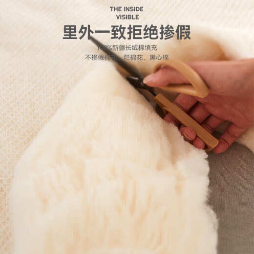 Jie Liya (Grace) Xinjiang long-staple cotton quilt 2Jin [Jin equals 0.5kg] 150*200cm white