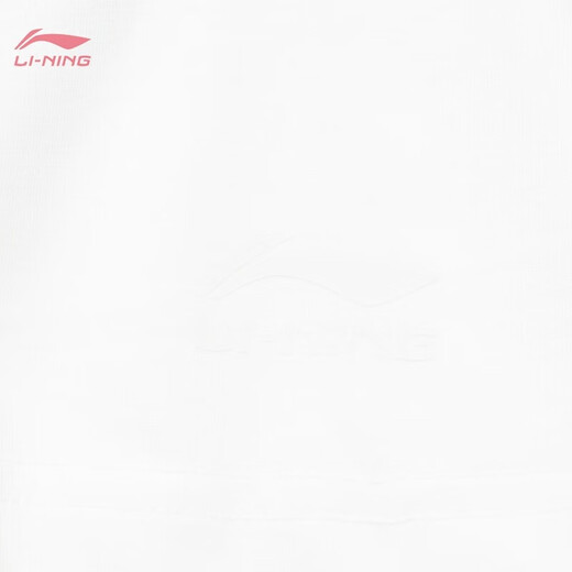 Li-Ning-Bing-Sensing Round Neck Kurzärärmelte T-Shirt für die Frauen-Sport-Mode-Serie für Frauen komfortable, lose Kulturhemden mit kurzer Ärmel T-Shirt Standard White-687 S