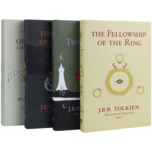 Tolkien's works collection, original English version, The Lord of the Rings, The Hobbit, The Lord of the Rings, Middle-earth, Prose Stories, Imported Fantasy Original Novels, English Version, J. R. R. Tolkien, The Lord of the Rings