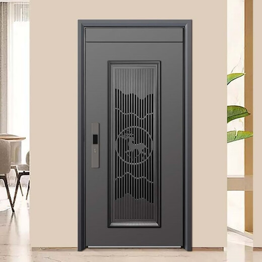 Yaodun Klasse A Security Door, Super große Belüftetür, Mitteltür, geschnitzte geschnitzte Fenster mit Aluminium gegossen