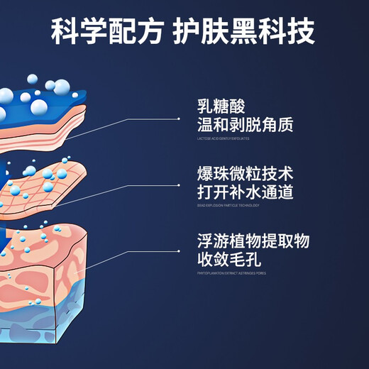 Zunlan Men's Blue Obsidian Essence 30ml reduce los poros dilatados, hidrata y controla la grasa, productos para el cuidado de la piel