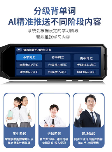 Huawei machine is suitable for general English translation pen, reading pen, scanning pen, dictionary pen, primary school, middle school and high school general subject 4.5-inch 512G large screen white