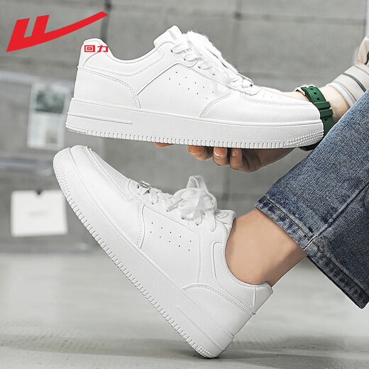 Pull back official white shoes men's shoes autumn sneakers men's Air Force One sports and leisure shoes men white 42