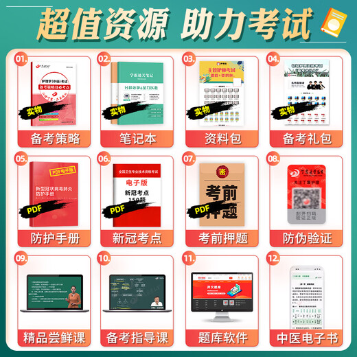 Ding Zhens Supervisor Intermediate Nursing Intermediate Nursing Examination Lehrbücher 1234 Einzelpersonen, 1.000 Fragen gleichzeitig und die Testpapiersimulation von 654 Papierensätzen in den vergangenen Jahren. Pädiatrie Human-Diyuan Military Medical Edition Vorbereitung 2024 [Supervisor] Prüfungsanleitung