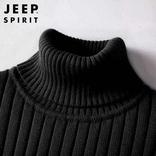 JEEP SPIRIT吉普毛衣男高领针织衫男士外套男装冬季保暖打底衫线衣服