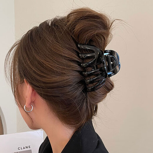 Xiangwan Hair clamp hair clip simple hair clip back head clip large high-end shark clip headwear