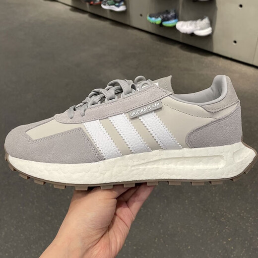 
Adidas (adidas) Clover men's shoes and women's shoes summer new RETROPY E5 dad shoes sneakers casual shoes running shoes GY9922 gray and white 42