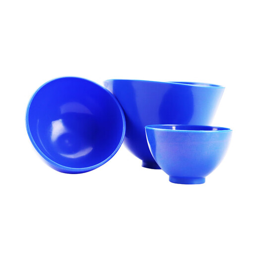 Dental Silikon Gummi Schüssel Weiches Gipsformmaterial Mischschale Blau kleine Lederschüssel Mischschale Silikonschale