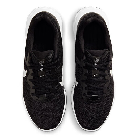 Nike NIKE running shoes men's cushioning breathable REVOLUTION 6 sports shoes DC3728-003 black and white 40