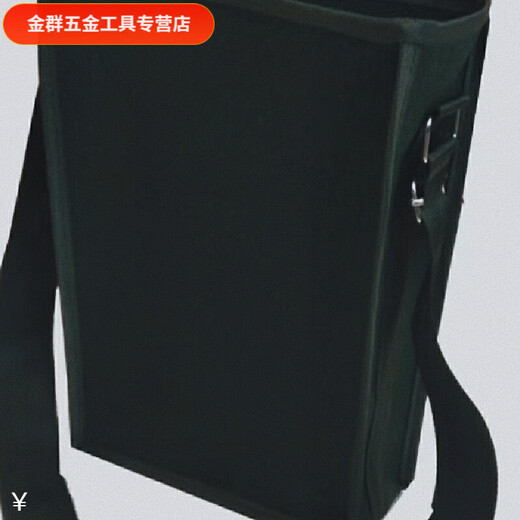 An Junsheng thickened bucket bag wear-resistant large capacity universal green crossbody single shoulder construction site universal shoulder tool bag medium length 30 width 10 height 40
