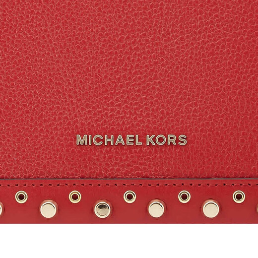 Michael Kors Mike Coles MK Frauenbeutel Cowide Nieten einzelner Schulter -Diagonal -Span -Tasche 32S0GJ6C7T Chinese Valentinstag Red 683