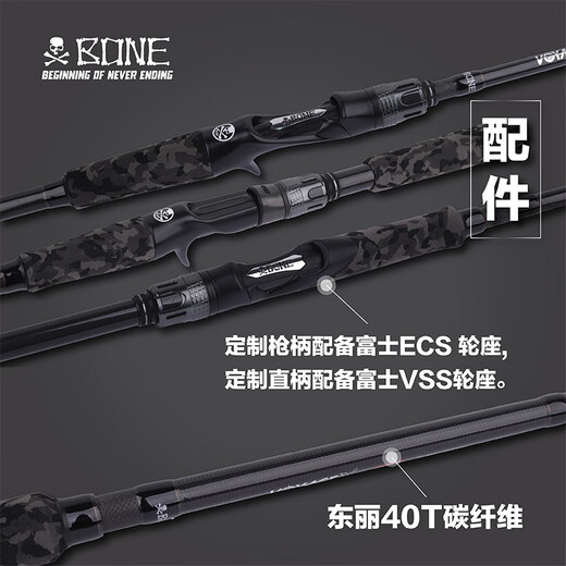 BFW Bode Fishing World Bone 24 Voyage-X Rounder x Luya Pole Four-Section Travel Prod Rending Persable Portable Dong Top Fishing Flate Flater 2,03 м BXC-684MH Ручка для пистолета Четырехб.