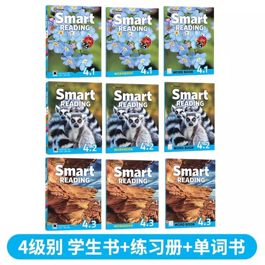 Original importierte neue Version Smart Reading123456 Level Student Lehrbuch E-FUTURE ENGLISCHE ENGLISCHE ELGELIGENMENT WINTER- UND SOMMER