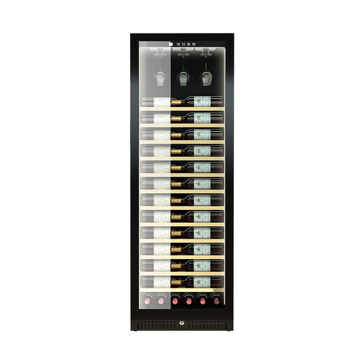 Curtis Compressor Constant Temperature Moisturizing Red Wine Cabinet Home Grape and Wine Box Ice Tea Refrigerator Bar Storage Tea and Red Wine All-in-One Cabinet with Lock Constant Temperature Wine Cabinet High 1.8 Meters Single Temperature Hanging Cup Model + 1.8 Meters High + Door Lock + Depth 580