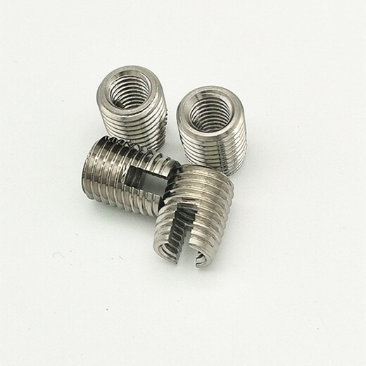 Cypress type 302 stainless steel self-tapping screw sleeve slotted self-tapping sleeve threaded bushing repair protective sleeve M3M4M5 self-tapping tool M8--M12 (remarks model