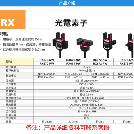 Adecuado para R LeCroy interruptor fotoeléctrico de ranura en U interruptor de proximidad RX670 671 672 674-NW2F RX677-NW