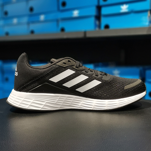 阿迪达斯（adidas）跑步鞋男鞋2025夏季新款DURAMO SL网面透气轻质畅跑健身运动鞋 JQ9716黑色 44 (270mm)