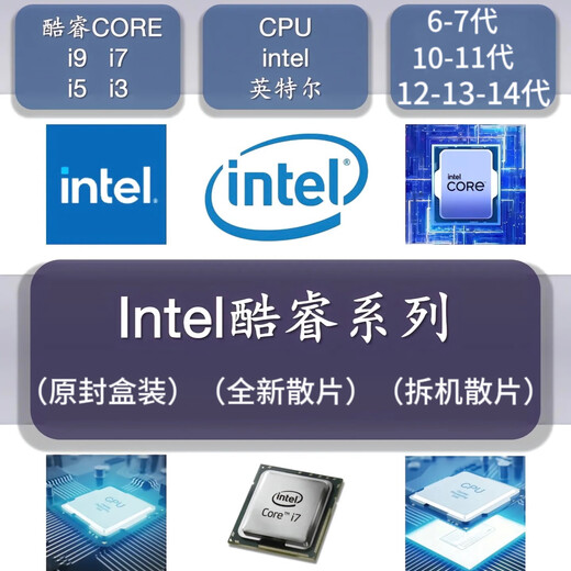 Intel (Intel) 10. Generation 11. Generation Core i3 i5 i7 i9 vollständige Palette von Prozessoren CPU-Store-Garantie für ein Jahr i9 10900KF lose Chips