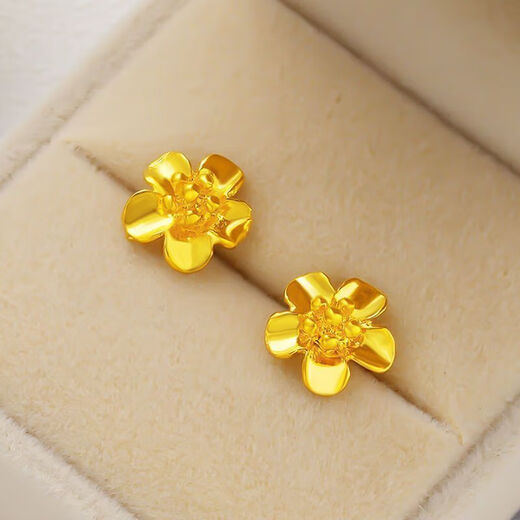 NAGA QUEEN counter 24 gold color classic earrings women's earrings 2024 new trendy earrings holiday gift XYY 999 butterfly flower earrings