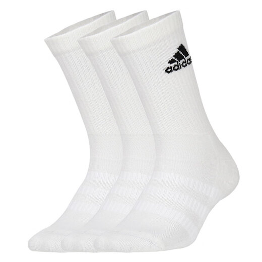 Adidas men and women socks 2024 new sports running triple pair black and white sports medium and high tube socks DZ9435 DZ9435/triple pair medium tube thin model M[39-42 codes] counter fake one compensation ten