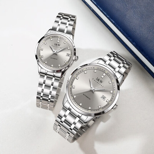 I/W Carnival Hwguoji Schweizer Marke IW Paar Uhr Uhr importiert Bewegung Luminous wasserdichte vollautomatische mechanische Uhr, um Freunden Geburtstagsgeschenke zu geben.