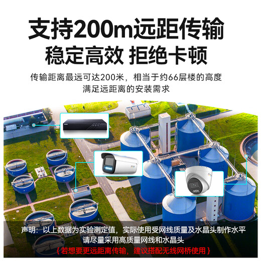 HIKVISION海康威视网络监控硬盘录像机16路4盘4K高清NVR支持H.265编码兼容10T硬盘DS-7916N-R4