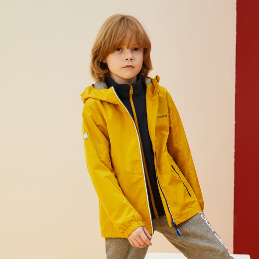 Pathfinder (TOREAD) Pathfinder Children's Autumn and Winter Fleece Raincoat Chogori Yellow 150