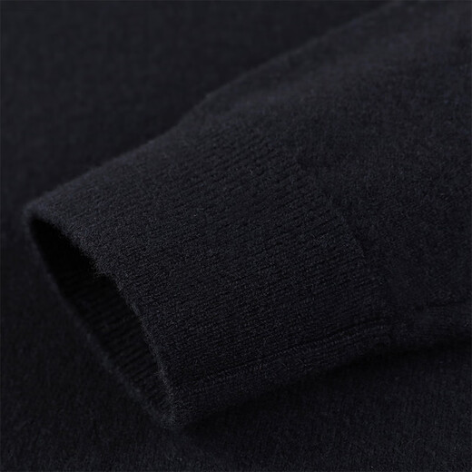 Antonio 10.2% cashmere + 89.8% sheep wool men's high-end wool sweater solid color versatile bottoming sweater