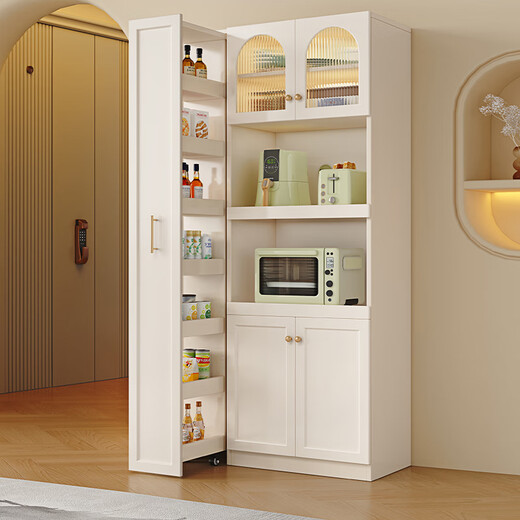 Xibao sideboard and wine cabinet integrated wall-mounted multifunctional solid wood storage cabinet modern minimalist living room tea cabinet kitchen cupboard 70cm sideboard + sideboard ecological board package installation