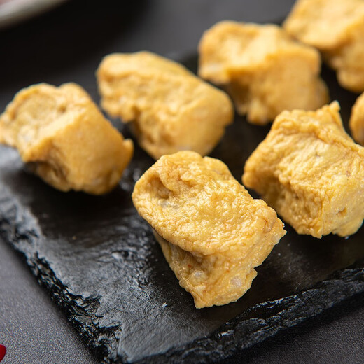 蜀海脆骨鱼豆腐195g/盒 速冻爽涮锅串串火锅丸料肉糜类制品生鲜食材 脆骨鱼豆腐195g*1
