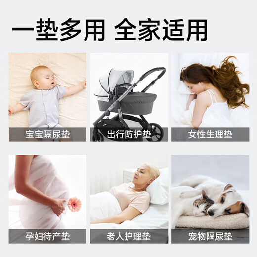 BABY BOX disposable urine septum newborn baby care pad disposable urine septum waterproof and non-washable diapers [35x45cm] M code 50 tablets (2-5 months)