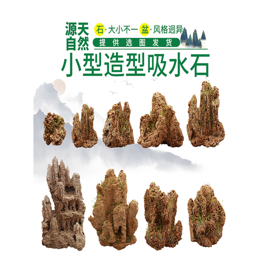 Landscape absorbent stone rockery bonsai natural landscaping raw stone rockery stone courtyard rockery natural raw stone garden stone