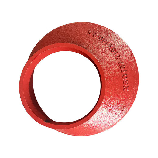 Jinniu Pipe Industry Groove Eccentric Big and Small Head Specifications DN100*65 (Outer Diameter 114*76) Red DN100*65 (Outer Diameter 114*76) Iron