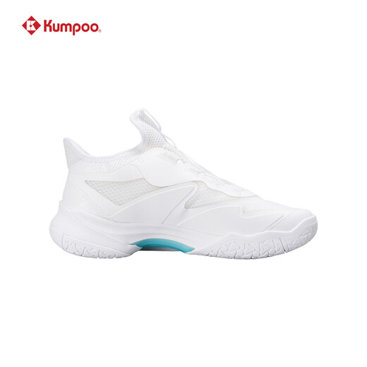 KUMPOO 2024 new style of Kuyi badminton shoes breathable button shoelace shock absorbing men and women sports shoes smoked wind KH-G826S new color matching Kuyi PRO KH-G826S white 36
