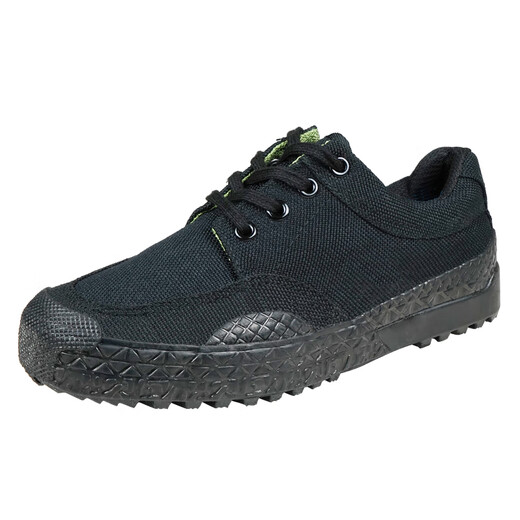 3531 zapatos jiefang zapatos de goma negros al aire libre para hombres Sitio de trabajo de construcción RESISTANT DE PROTECCIÓN RESISTENTE ZAPATOS DE ENTRENAMIENTO BAJO TOP 3520 BAJO TIME NEGRO Tamaño 40 40
