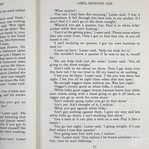 喧哗与骚动 英文原版 The Sound and the Fury 威廉 福克纳获奖