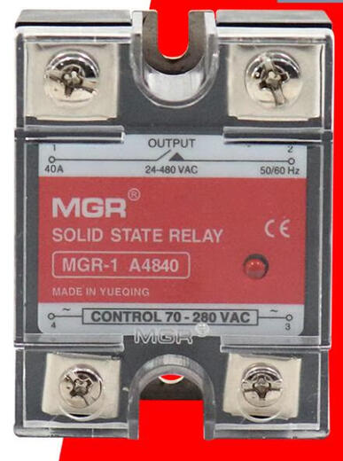Renjuyi customized solid state relay MGR-1A4840 AC controlled AC AC-AC single-phase normally open SSR-40AA