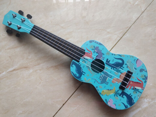 Swan (Swan) 21 pulgadas Ukulele Ukulele Wooden Guitarra Guitarra cuadrilátrica Ukulele S Ukulele Unicornio de 21 pulgadas