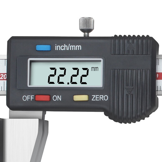 Three-quantity high-precision duckbill wire rope large-area digital display vernier caliper 0-150mm stainless steel wide-area caliper JD124 large-area 0-150mm