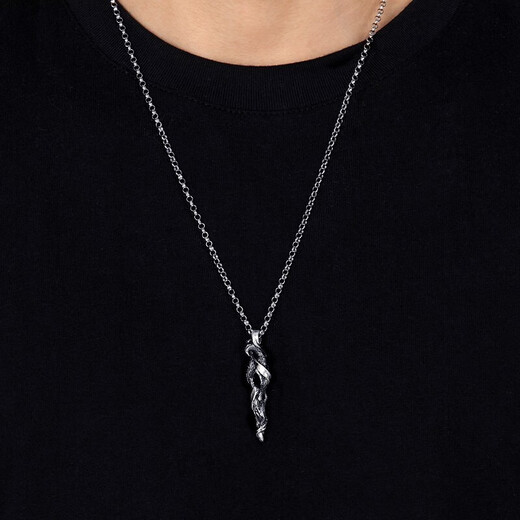 Yinyu Guochao Driftwood Boys Necklace High-end Long Pendant Design Niche Sweater Chain Male Birthday Gift Driftwood Necklace