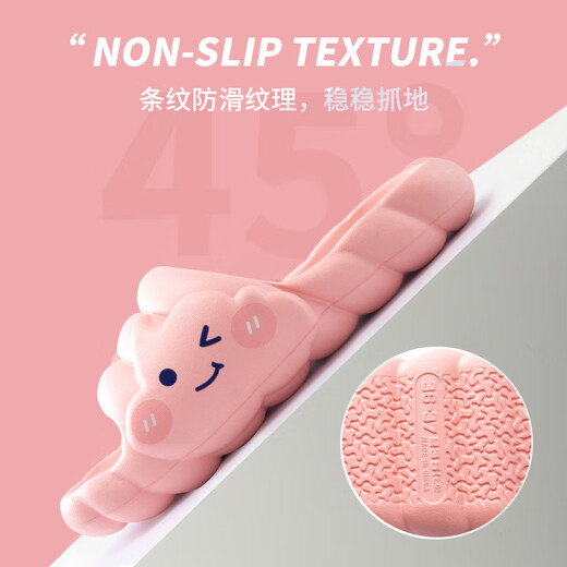 IQGD slippers for women, outdoor home fashion slippers, thickened soft soles, ice cream-milk white 38-39