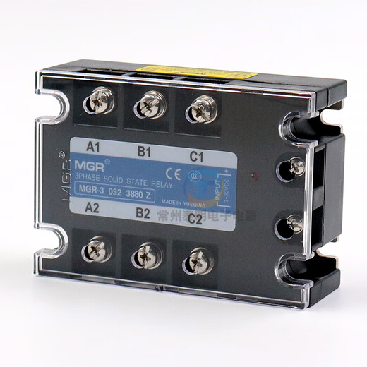 
Yuechangsheng 80A three-phase 24v solid state MGR-3 relay 032 3880Z DC-AC DC-AC AC 380V relay + radiator small